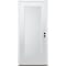 Codel Doors 36" x 80" Primed White Shaker Exterior Fiberglass Door 3068LHISPSF1PSHK49161DB - alternate 1